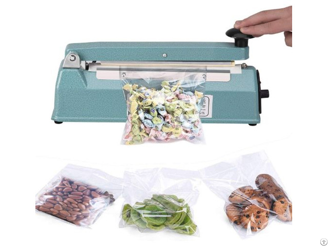 Make And Supply Impulse Plastic Bag Sealer Manual Film Seal Machine Fs 200