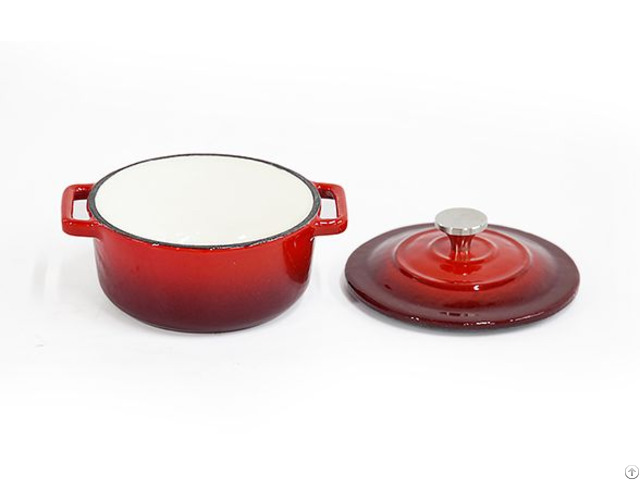 Enamel Cast Iron Round Casserole