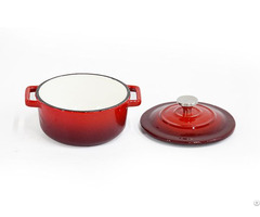 Enamel Cast Iron Round Casserole