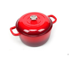 Small Enameled Cast Iron Casserole
