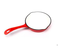 Enamelled Cast Iron Round Skillet