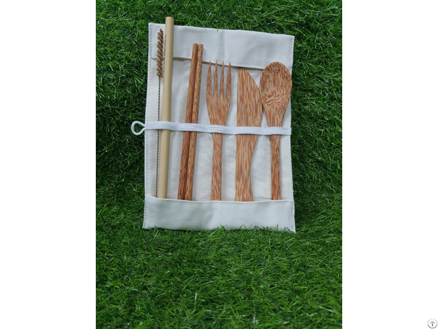 Coconut Wood Cutlery Set