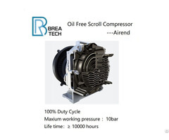 Oil Free Scroll Compressor Airend