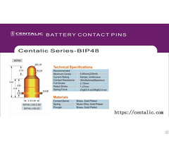 Battery Contact Probe Test Pogo Pin Bip48 For Connector Application