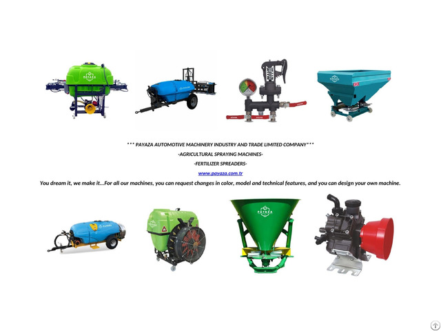 Agricultural Spraying Machinery Pulverizator Atomizer Fertilizer Spreader