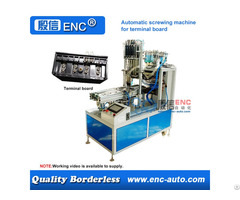 Automatic Screwing Tightening Fastening Machine For Terminal Board Strip