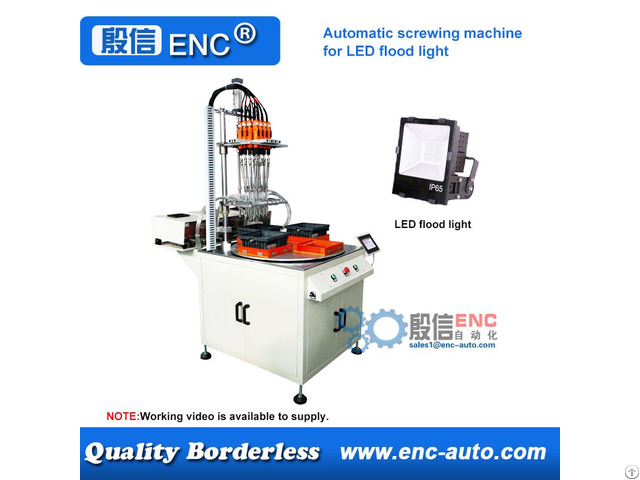 Automatic Screwing Tightening Fastening Machine For Led Flood Lights