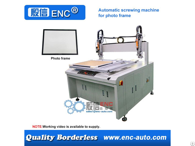 Automatic Screwing Tightening Fastening Machine For Photo Frame Rahmen