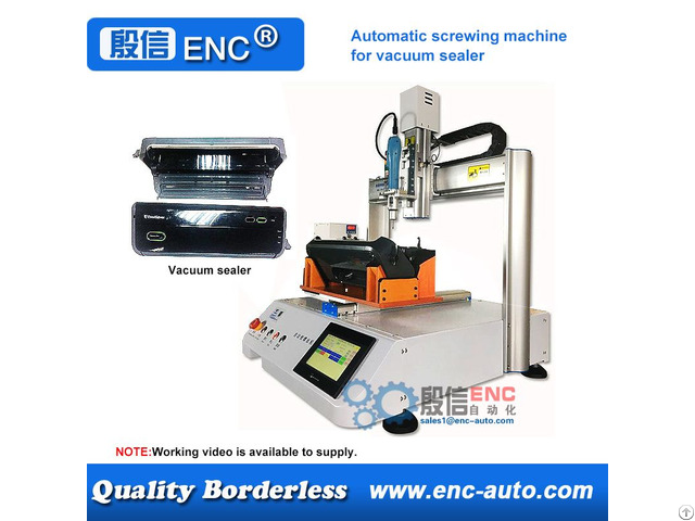 Automatic Screwing Tightening Fastening Machine For Vacuum Sealer