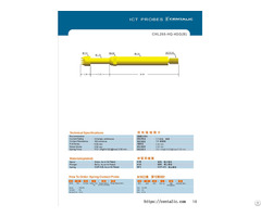 Cable Harness Probe Pogo Pin Chl265 For The Tests Of Automotive Industry