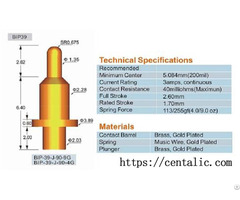 Battery Contact Probe Test Pogo Pin Bip39 For Connector Application