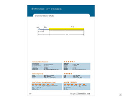 Wire Harness Probe Pogo Pin Chz136 185 For The Tests Of Automotive Industry