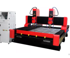 Double Spindle Head Stone Engraving Cnc Router