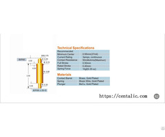 Spring Loaded Pogo Pin Test Probe Bip68 Series For Battery Contact