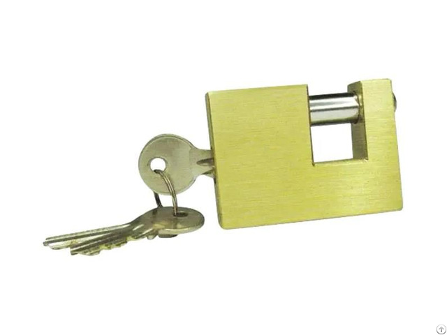 Rectangular Brass Padlock