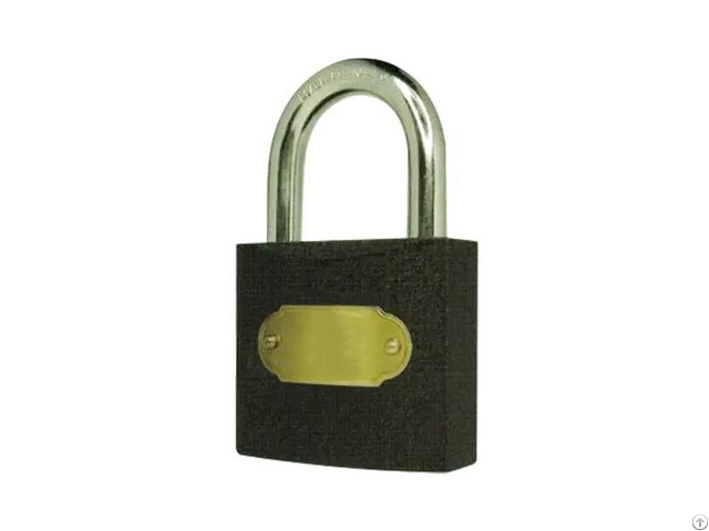 Gray Iron Padlock