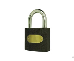 Gray Iron Padlock