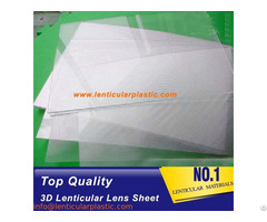 Animation Lenticular Sheet 50 Lpi 3d Flip Lens Film Materials For Sale