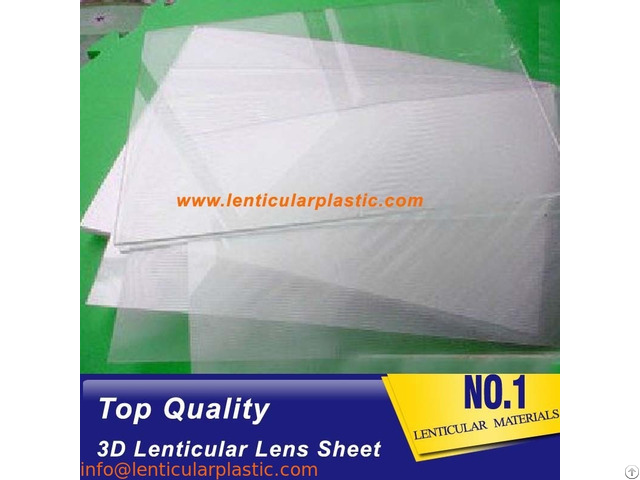 Motion Lenticular Lens 0 58mm 100 Lpi 3d Sheet Films For Sale