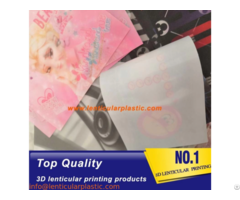 Flexible Lenticular Fabrics Tpu Material 3d Printing Patch For Clothing