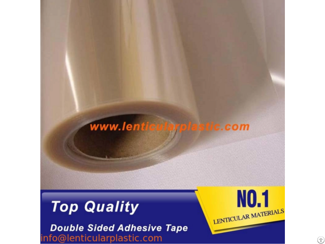 High Viscosity No Yellowing Lenticular Double Side Adhesive Film Tape Glue For 3d Inkjet Prints