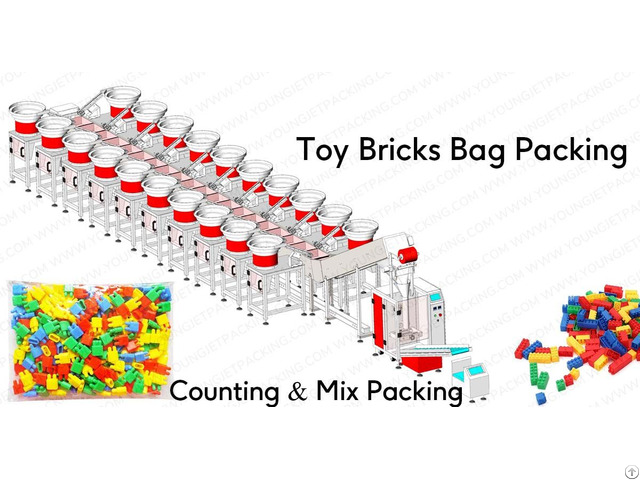 Automatic Toy Bricks Counting And Packing Machine