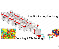 Automatic Toy Bricks Counting And Packing Machine