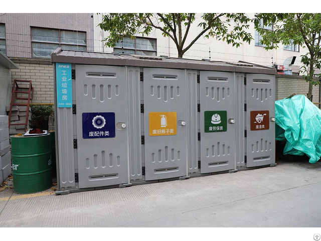 Garbage Storing House In Industrial Areas