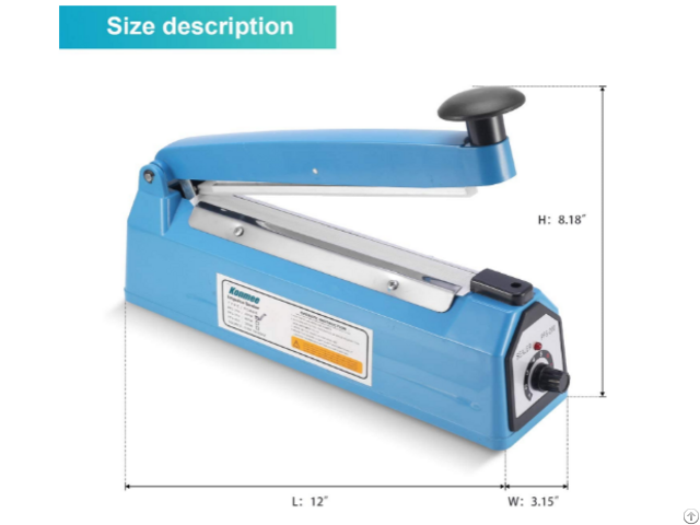 Hand Impulse Plastic Film Sealer Bag Sealing Machine Pfs 200