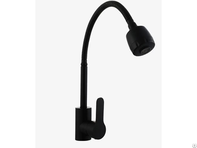 Black Brass Kitchen Faucet Tap