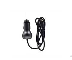 Car Charger With 18w Type C Cable And 12w A Port