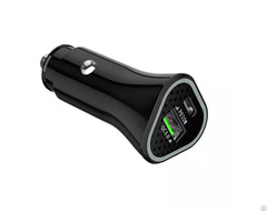 Dual Ports Fast Charge Adapter Pd 20w Qc 18w Usb Car Charger For Mobile Phone