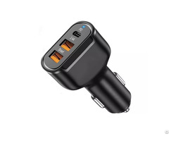 30w Pd Qc3 0 Usb C 2 4a Dual Port Fast Charging Car Charger For Smart Phone