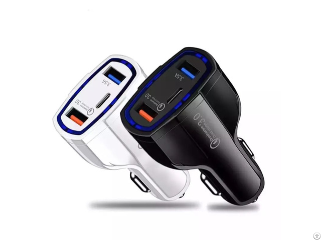 Universal Qc3 0 Dual Usb Type C Pd 3 In 1 Phone 7a Fast Car Charger