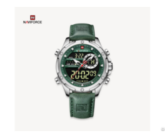 Naviforce Men Luxury Watches Lcd Display Waterproof Quartz Wristwatch