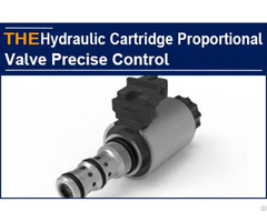 Hydraulic Cartridge Proportional Valve Precise Control