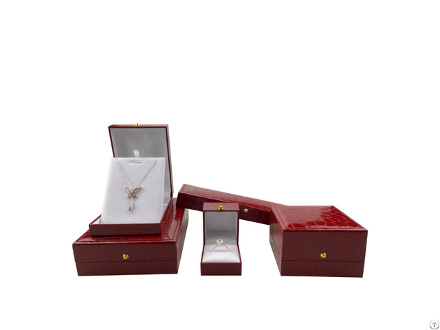 Crocodile Leather Pu Classic Jewelry Box