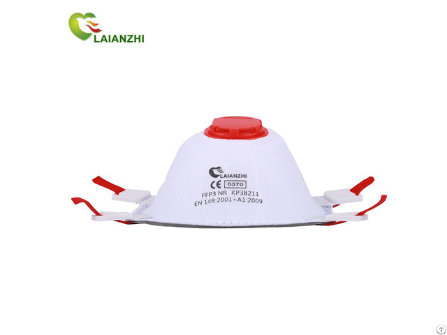 Factory Price Ffp3 Kp38211 Cup Shape Protective Face Mask With Valve Headband 4 Layers High Quality
