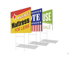 Corrugated Plastic Yard Sign