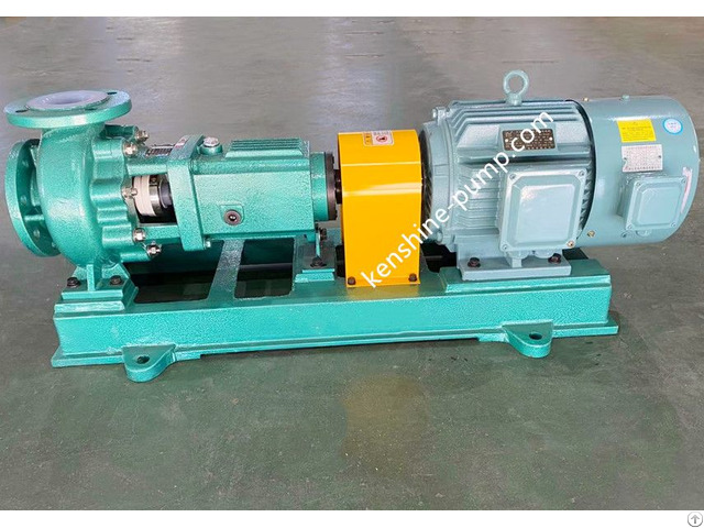 Horizontal Fluoroplastic Liner Chemical Centrifugal Pump For Acids Unloading
