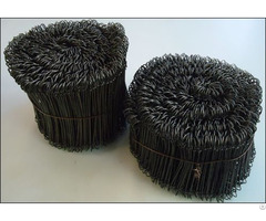 Double Loop Wire Ties In Black Annealed Rolls