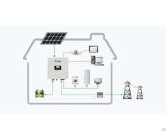 10kw Hybrid Solar System Installed On Roof