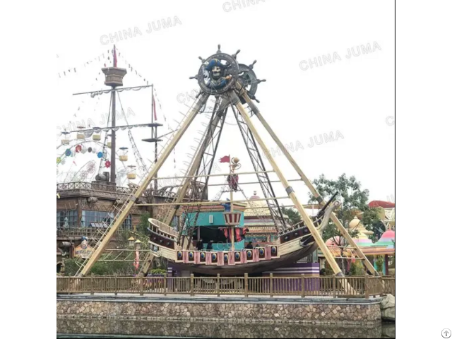 Amusement Park Pirate Ship