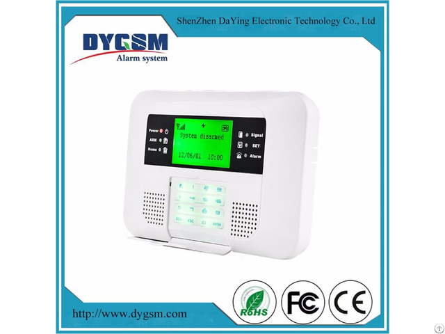 High End Touch Keys Security Burglar Fire Alert Gsm Pstn Alarm System