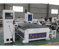 Atc 9kw Wood Cnc Router Machine 1530 With Back 8 Tools Linear