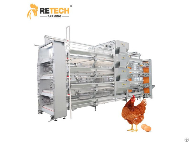 Modern Poultry Farm 4 Tiers Battery Chicken Cage For 10000 Birds