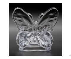 Butterfly Design Glass Tealight Candle Holder