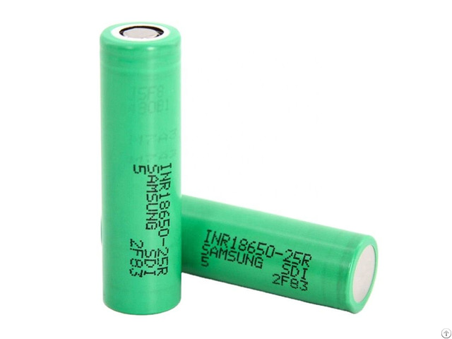 Genuine Sdi 18650 Battery Samsung 25r 2500mah 20a Lithium Ion Cell