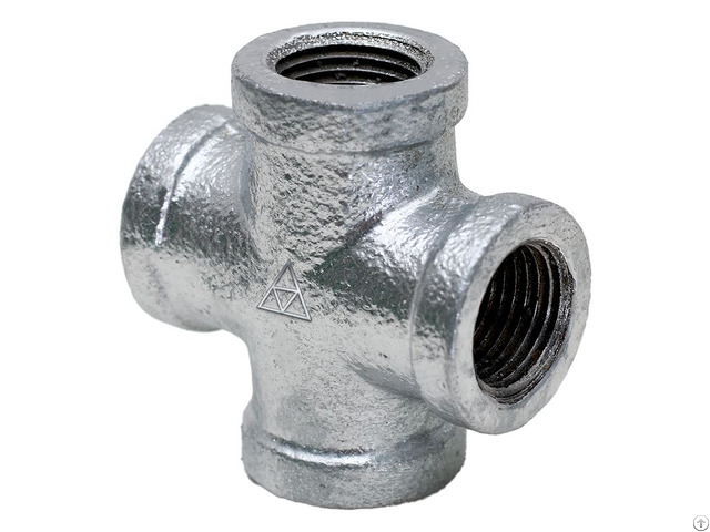 Crosses Fig 180 Npt Bsp Galvanized Black