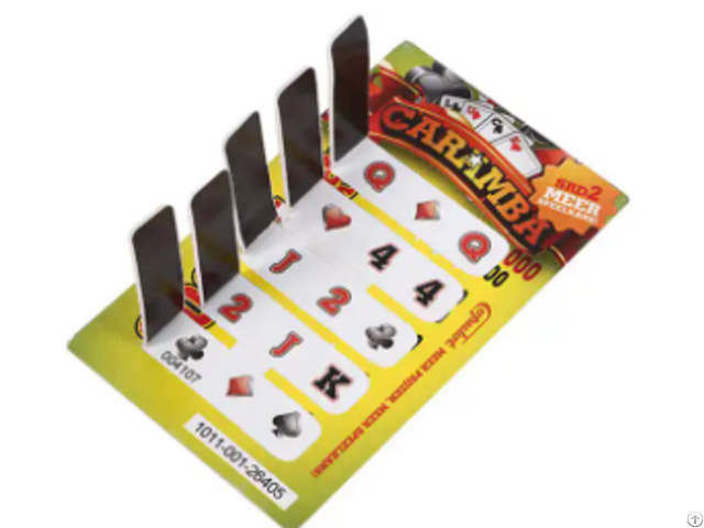 Pull Tap Bingo Cards For Sale